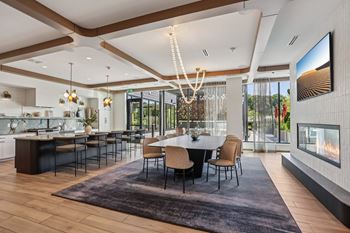 Community Clubroom at The Mera in St. Louis Park,